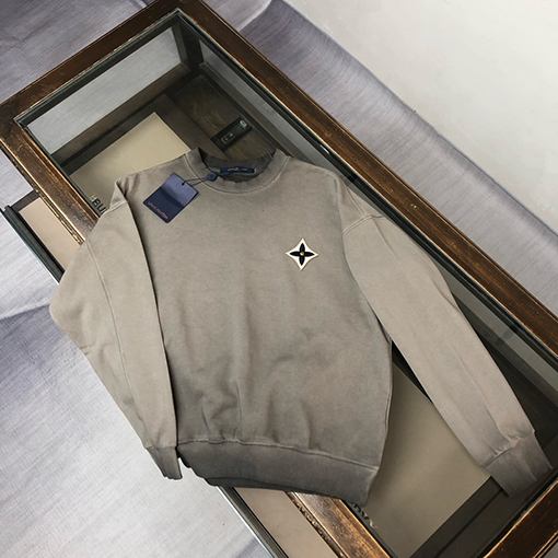 ルイヴィトン 新しいカップルのヘビーデューティーウォッシュドスウェットシャツ