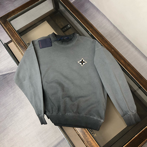 ルイヴィトン 新しいカップルのヘビーデューティーウォッシュドスウェットシャツ