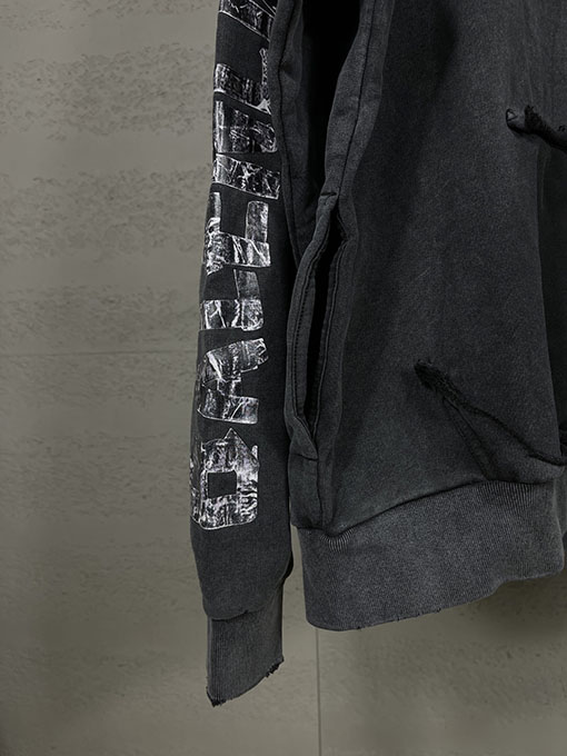 バレンシアガ BALENCIAGA 新作マスキングテーププリントフード付きスパーカー