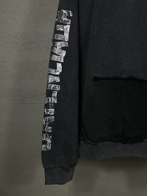 バレンシアガ BALENCIAGA 新作マスキングテーププリントフード付きスパーカー