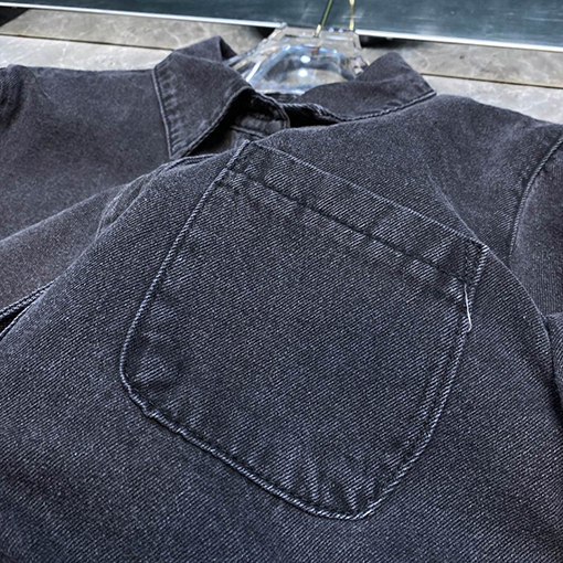 クロムハーツスーパーコピー クラシックなパッチワーク刺繍デニムシャツ