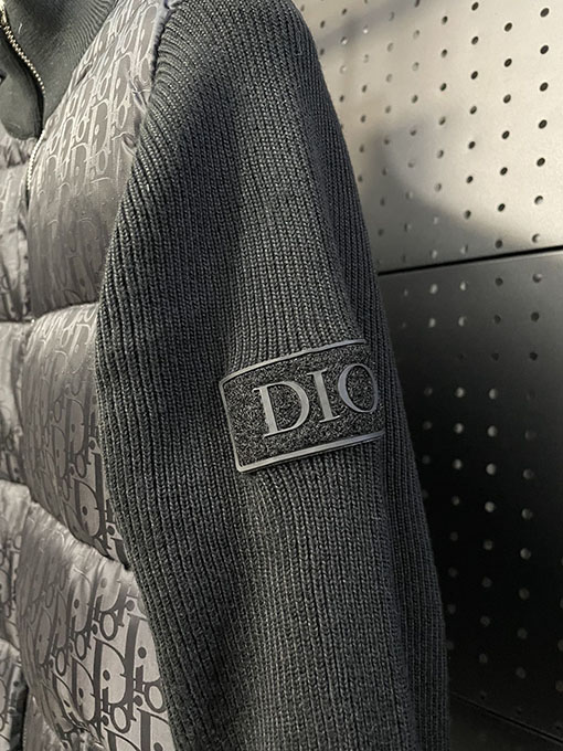 ディオールコピー 新しいモノグラムニットダウンジャケット