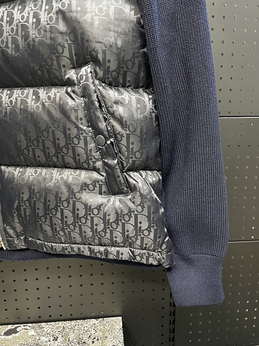 ディオールコピー 新しいモノグラムニットダウンジャケット