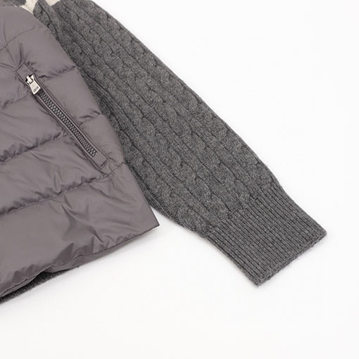 モンクレールスーパーコピー ウール混紡ダウンジャケット