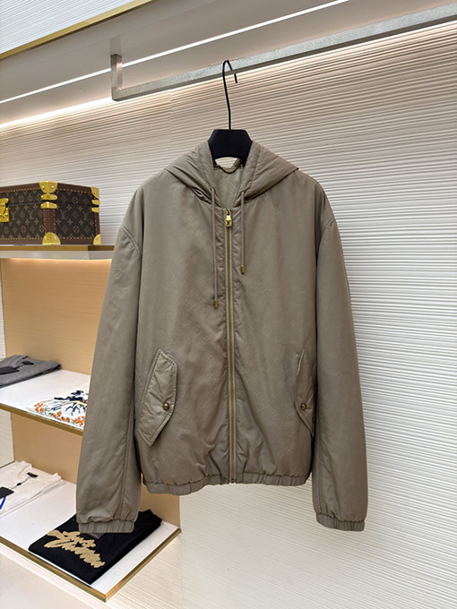 ルイヴィトン 新しいエンボスのコットンパッド入りジャケット