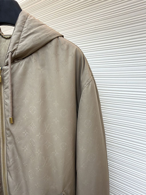 ルイヴィトン 新しいエンボスのコットンパッド入りジャケット