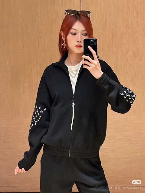 ルイヴィトン Monogram エレメントニットジップアップジャケット