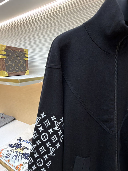 ルイヴィトン Monogram エレメントニットジップアップジャケット