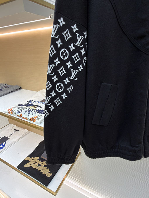 ルイヴィトン Monogram エレメントニットジップアップジャケット