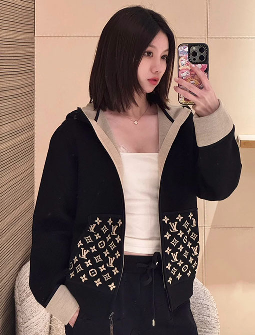 ルイヴィトン レディースコラボレーションキャットシリーズ ジップアップカーディガン