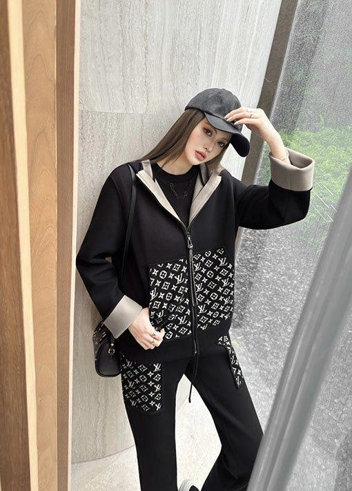 ルイヴィトン レディースコラボレーションキャットシリーズ ジップアップカーディガン