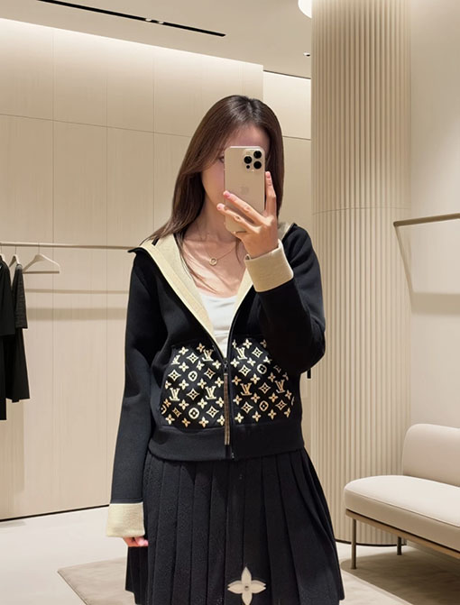 ルイヴィトン レディースコラボレーションキャットシリーズ ジップアップカーディガン