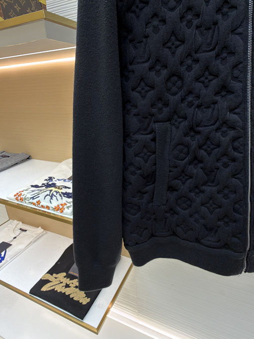 ルイヴィトン 新しいパッド入りウールボンバージャケット