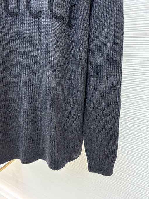 グッチコピー ウール混リブニットセーター