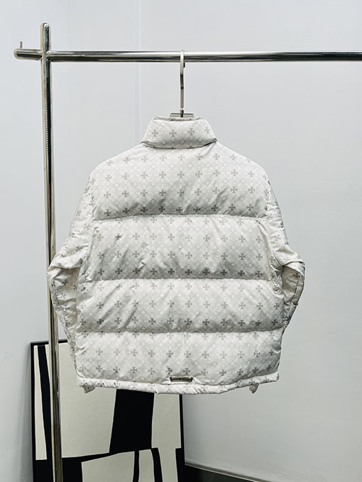 クロムハーツ 新しいダークフローラルダウンジャケット