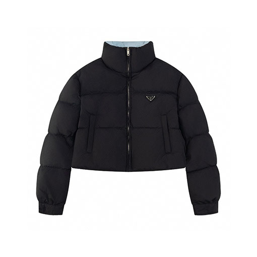 プラダ 新作レディースショートスタンドカラーダウンジャケット