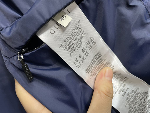 グッチ 公式サイト限定ダブルGジャカードフードダウンジャケット