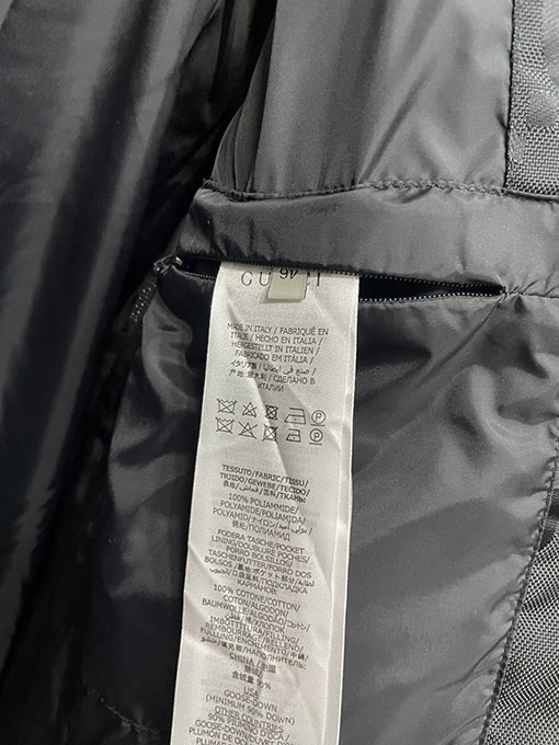 グッチ 公式サイト限定ダブルGジャカードフードダウンジャケット