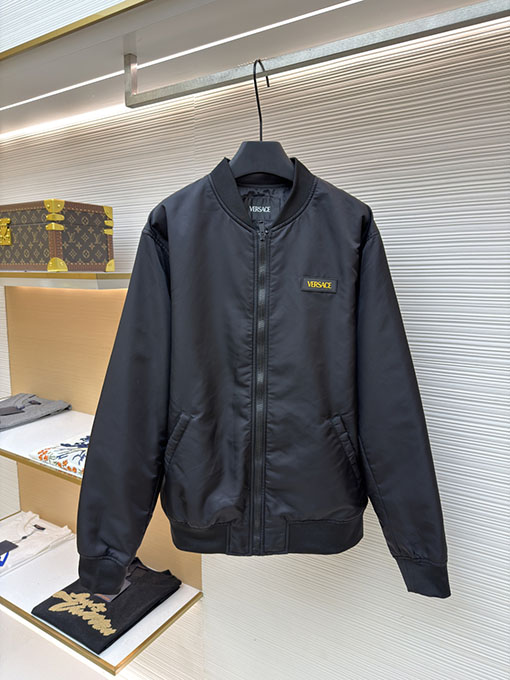 ヴェルサーチコピー 刺繍メデューサヘッドジッパージャケット