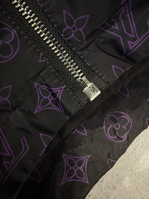 ルイヴィトンコピー グラデーションフローラルモノグラム防風ジャケット