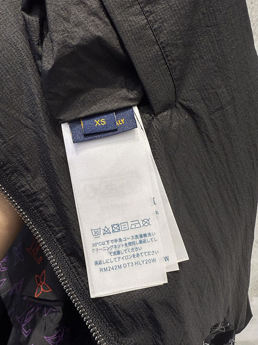 ルイヴィトンコピー グラデーションフローラルモノグラム防風ジャケット