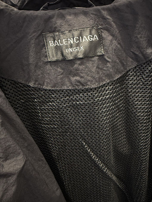 バレンシアガ 新しいフード付き織りウィンドブレーカースポーツジャケット