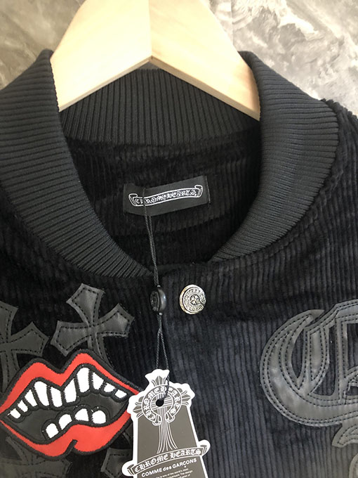 クロムハーツスーパーコピー コーデュロイのベースボールジャケット