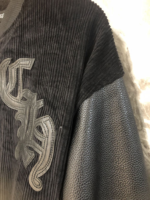 クロムハーツスーパーコピー コーデュロイのベースボールジャケット