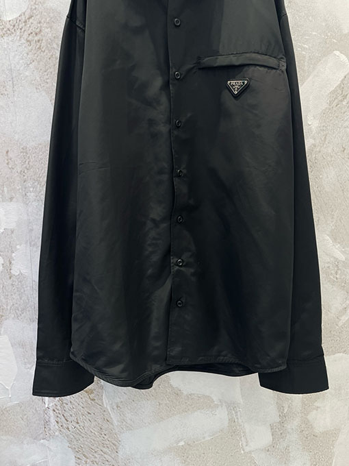 プラダ 新しい綿の長袖シャツ