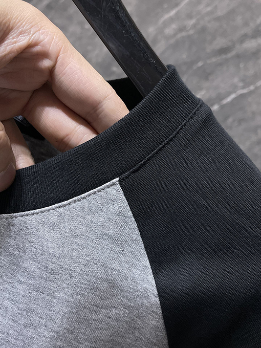 クロムハーツ サンスクリット刺繍文字カラーブロック長袖シャツ