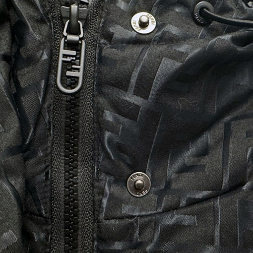 フェンディスーパーコピー FFダークパターンジャカードダウンジャケット