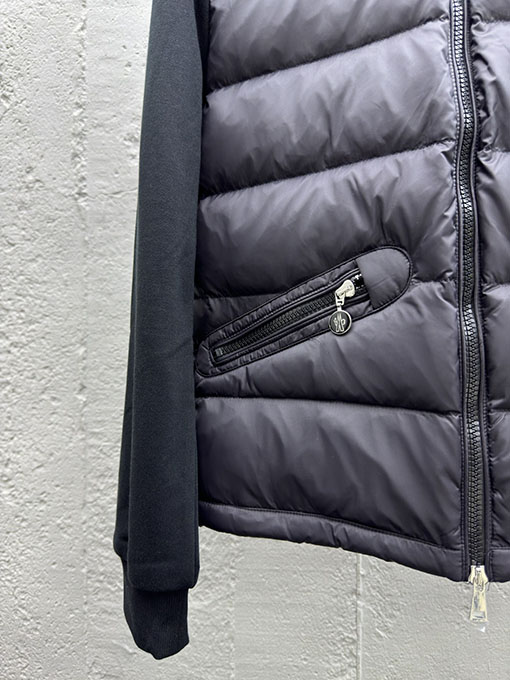 モンクレール 新作スタンドカラーパッチワークダウンジャケット
