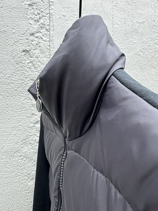 モンクレール 新作スタンドカラーパッチワークダウンジャケット