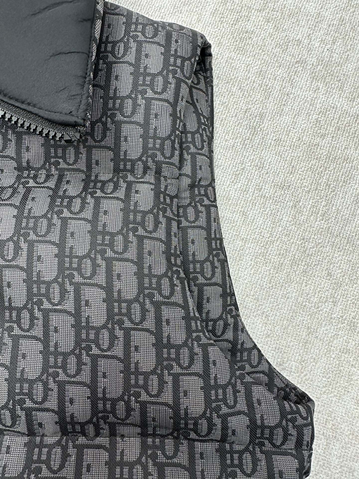 ディオール ALPS レディース限定プリントスタンドカラージッパーベスト