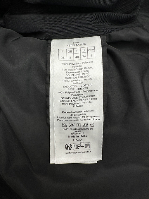 ディオール ALPS レディース限定プリントスタンドカラージッパーベスト