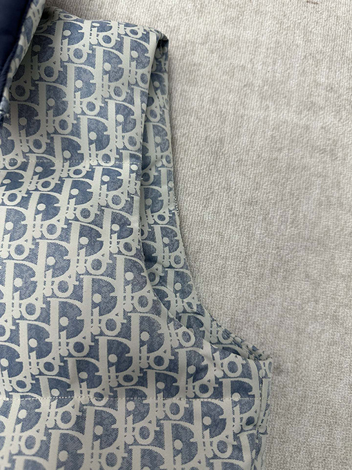 ディオール ALPS レディース限定プリントスタンドカラージッパーベスト