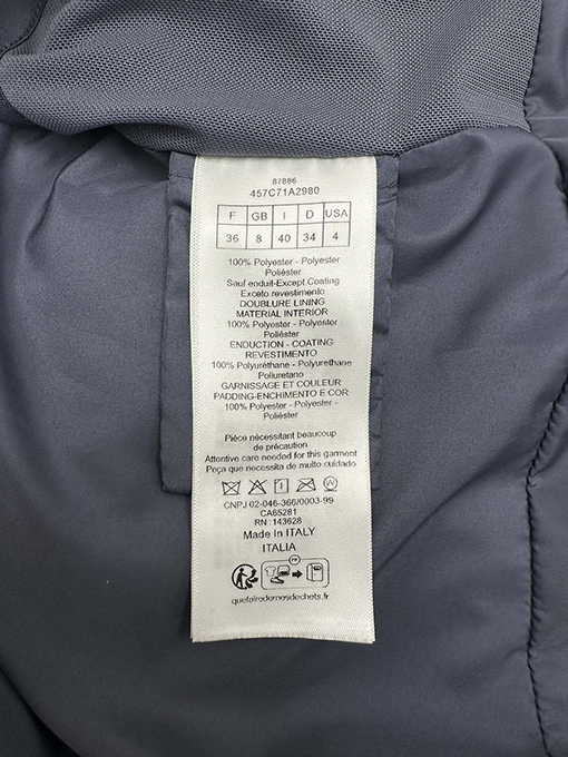 ディオール ALPS レディース限定プリントスタンドカラージッパーベスト