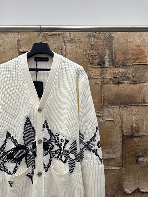 ルイヴィトン インターシャニットカーディガン