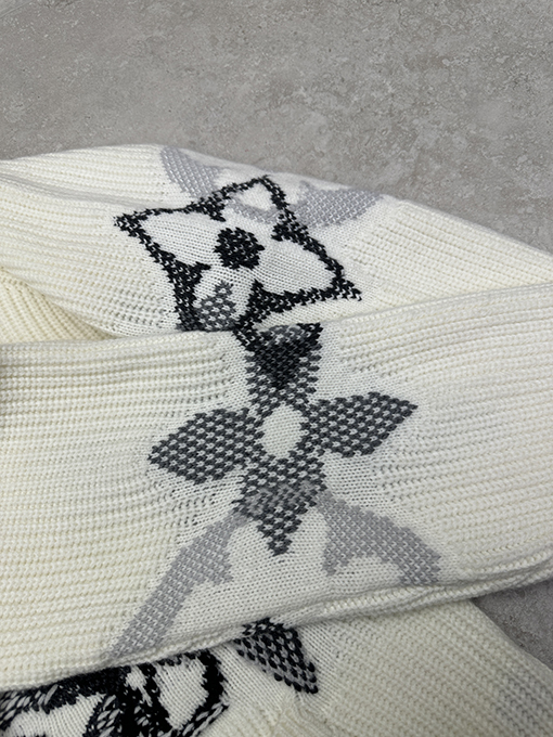 ルイヴィトン インターシャニットカーディガン