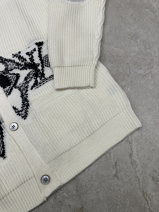 ルイヴィトン インターシャニットカーディガン