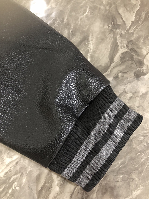 ルイヴィトンコピー ホットフィックスラインストーンアップリケ刺繍ベースボールジャケット