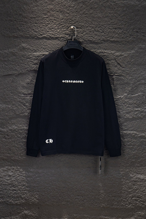 クロムハーツ 新シリコン素ダメージロングスリーブシャツ