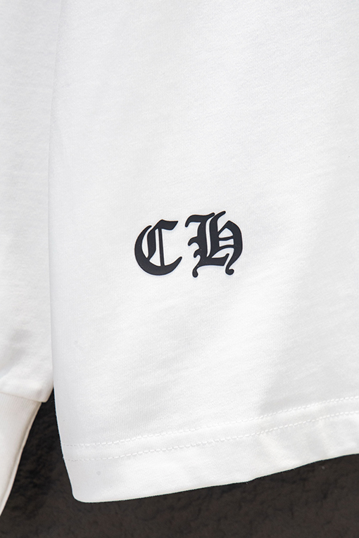 クロムハーツ 新シリコン素ダメージロングスリーブシャツ