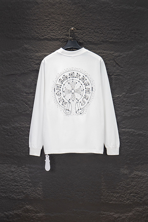 クロムハーツスーパーコピー 新作オーストリアラインストーンロングスリーブシャツ