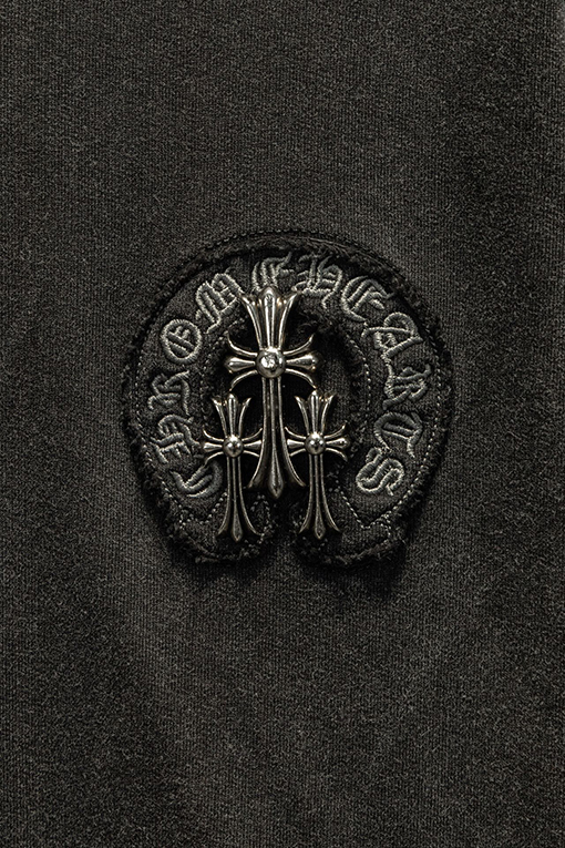 クロムハーツ 420g ヘビー刺繍 ダメージスウェットシャツ
