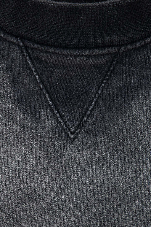 プラダ 420g ヘビーデューティー サンドブラストダメージ刺繍スウェットシャツ