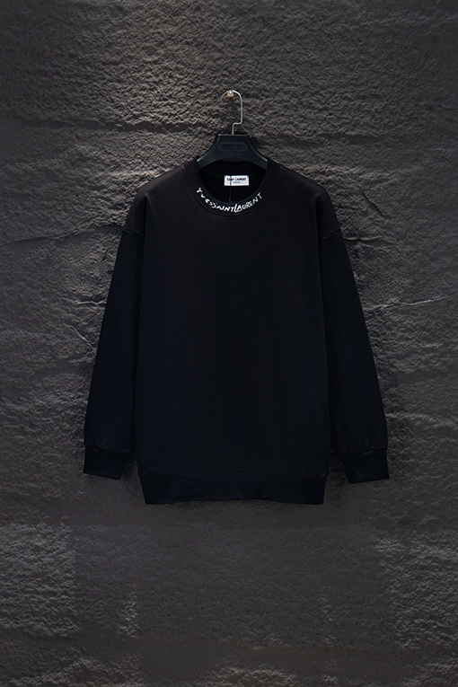 サンローランコピー 新作グラフィティプリントクルーネックスウェットシャツ