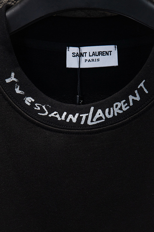 サンローランコピー 新作グラフィティプリントクルーネックスウェットシャツ