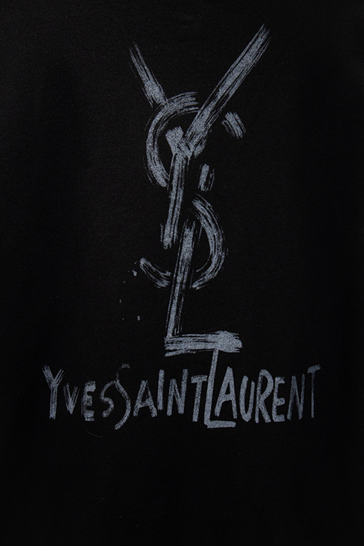 サンローランコピー 新作グラフィティプリントクルーネックスウェットシャツ