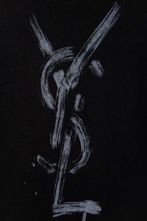 サンローランコピー 新作グラフィティプリントクルーネックスウェットシャツ